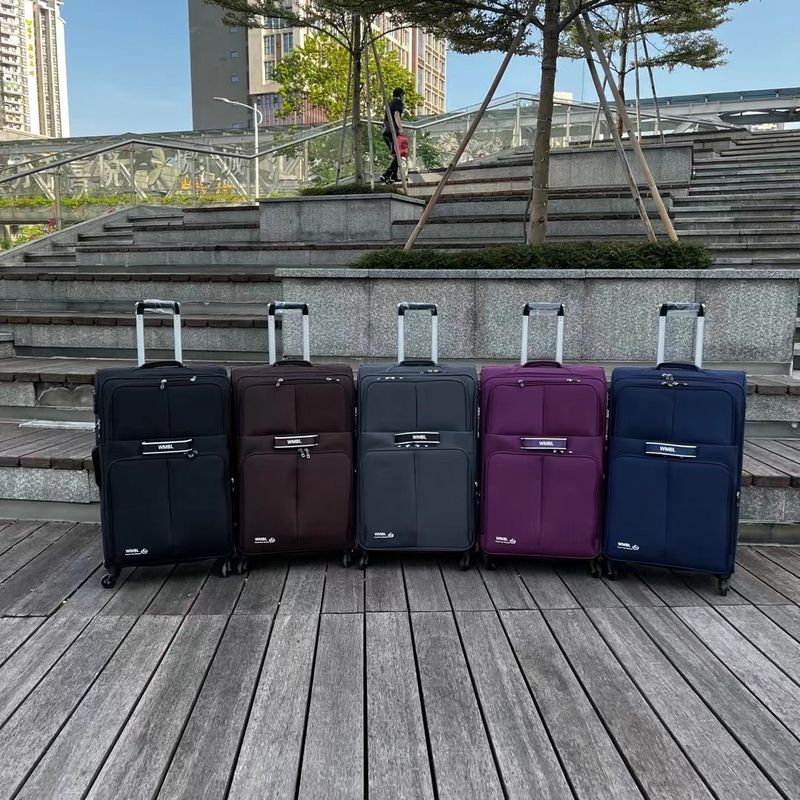 Tecido Prático Maleta de 4 rodas 20 24 28 polegadas Multicolor Leve