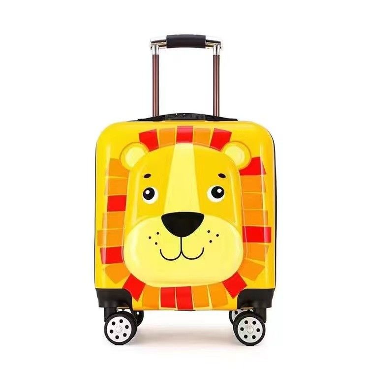 Venda Quente Barata Abs Crianças Sacola de Viagem Carrinho de 18 polegadas Cartoon Character Kid bagagem