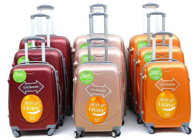 Poliéster ABS de viagem PC bagagem Multicolor TSA Waterproof Lock