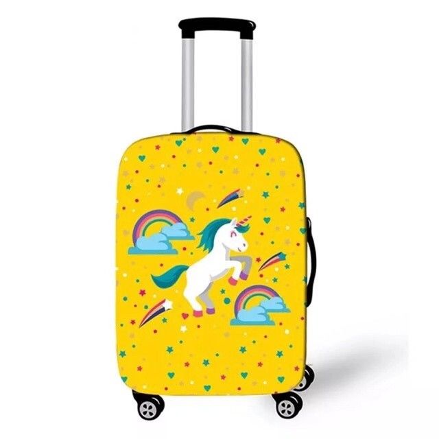 Cobertura de mala grande à prova de choques, Cobertura de bagagem multicolor Protector de mala