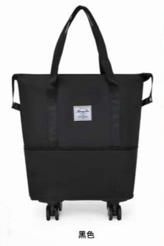 Saco de viagem de poleia multifuncional Saco portátil de grande capacidade com extensão para viagens de negócios, fitness esportivo