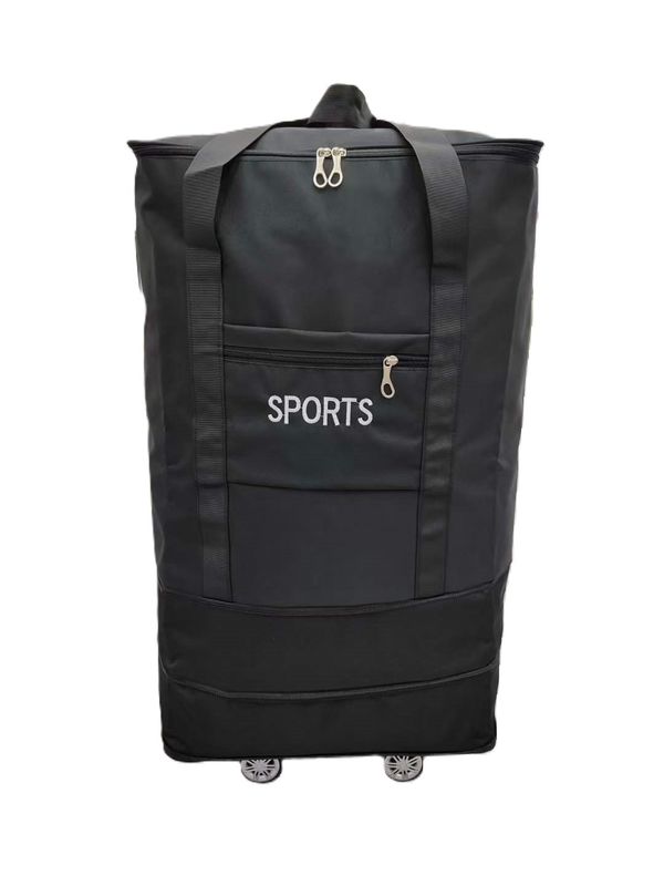 Nova bolsa de transporte aéreo dobrável de grande capacidade mochila de viagem de roda mochila móvel mochilas de bagagem