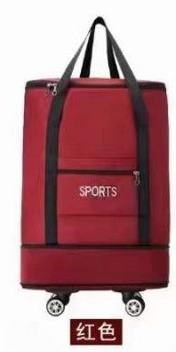 Nova bolsa de bagagem registada de grande capacidade para viagens ao ar livre Saco de duffel Unisex Saco de armazenamento de bagagem de quatro rodas