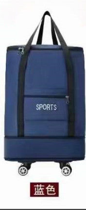 Bolsas duráveis de grande capacidade Bolsas de carrinho Oxford impermeável Bolsas de viagem de rodas descartáveis