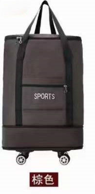 Nova bolsa de transporte aéreo dobrável de grande capacidade mochila de viagem de roda mochila móvel mochilas de bagagem