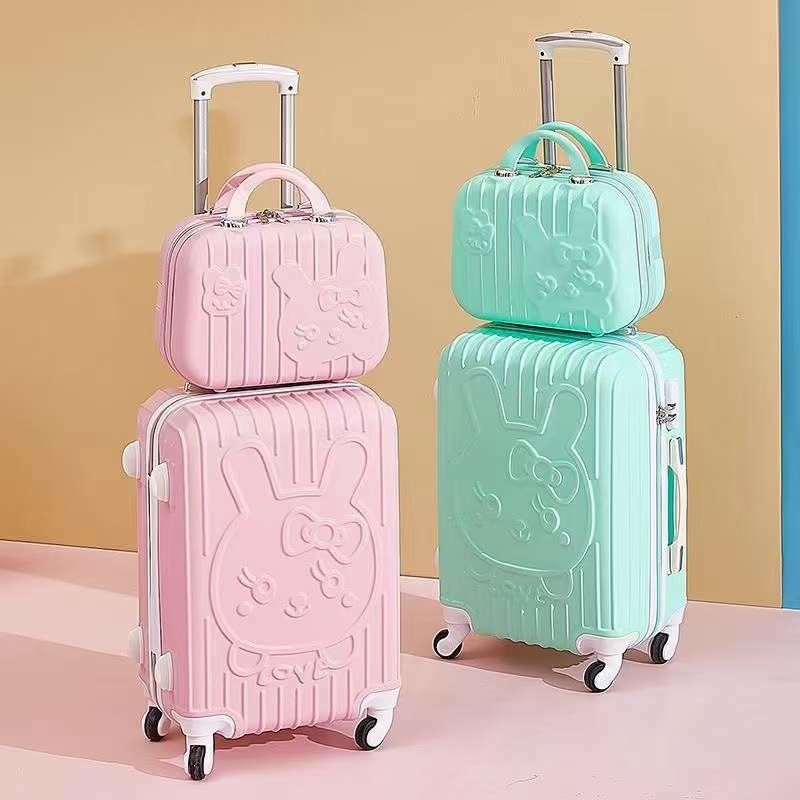 Custom Hot Sells Maleta Barata Crianças Criança Crianças Trolley de Viagem Saco Escolar Rosa Saco de Bagagem