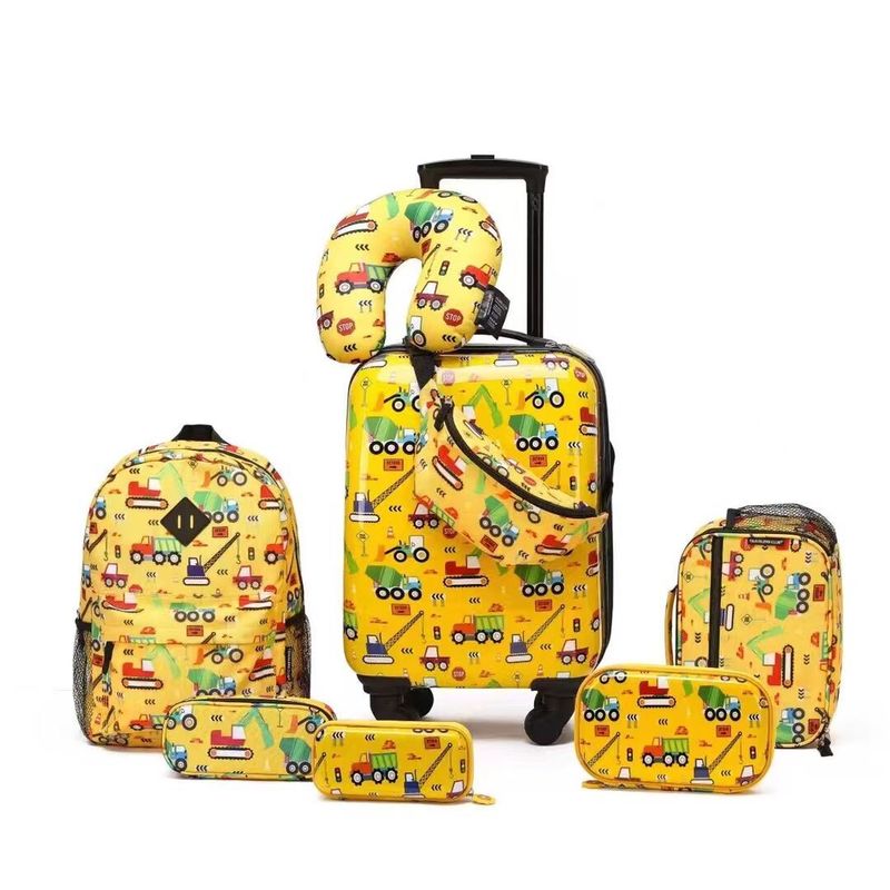 Setes de bagagem leve ABS para viagens com um saco de mão Setes de malas Viagens