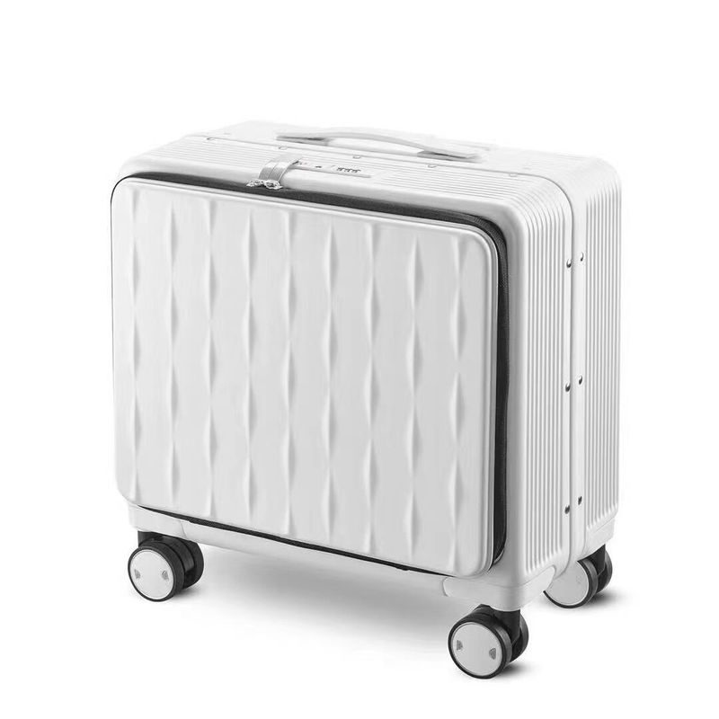 Pequena caixa de alumínio de alumínio bagagem de viagem saco de fábrica sacos de viagem bagagem de carrinho conjunto maleta