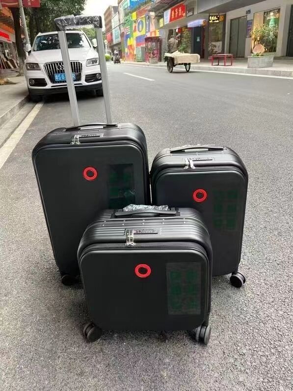 Caixa de bagagem universal de roda giratória maleta de viagem para transportar com saco portátil