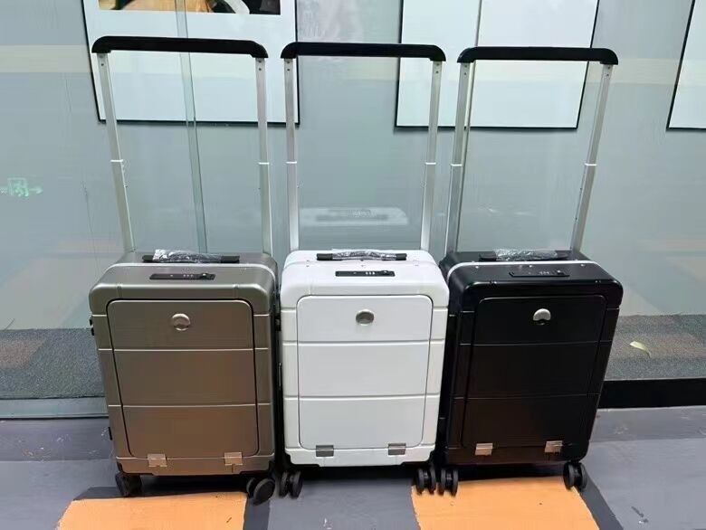 Última moda Bolsas de viagem Carrinho de bagagem Maleta personalizada PC Maleta de carapaça dura Com bolso de abertura frontal