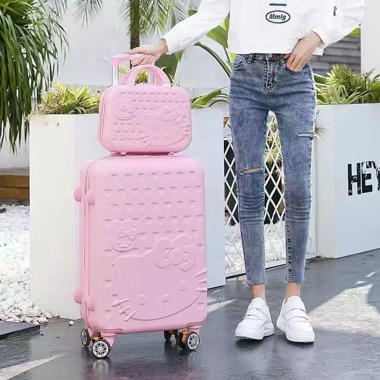 Atacadista Customizado ABS Riding Bagagem Grande preço 4 rodas Trolley Saco Crianças Setes de maleta de viagem