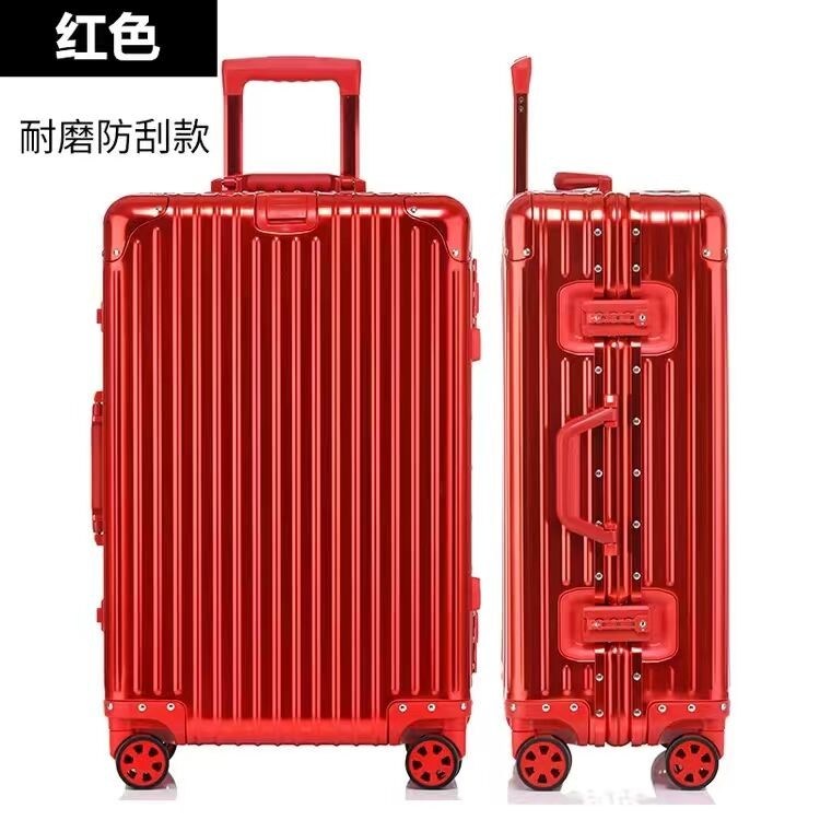Trolley de viagem de estrutura de alumínio com rodas silenciosas Carcaça duravel e dura customização maleta de viagem