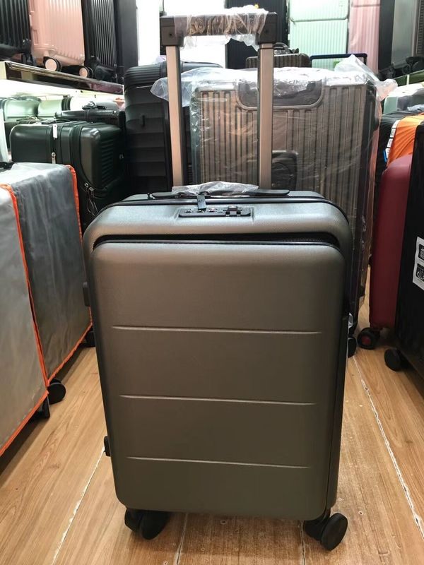 Bagagem maleta conjunto de peças Carry On ABS + PC Spinner Trolley com bolso Carry On bagagem para viagens de negócios