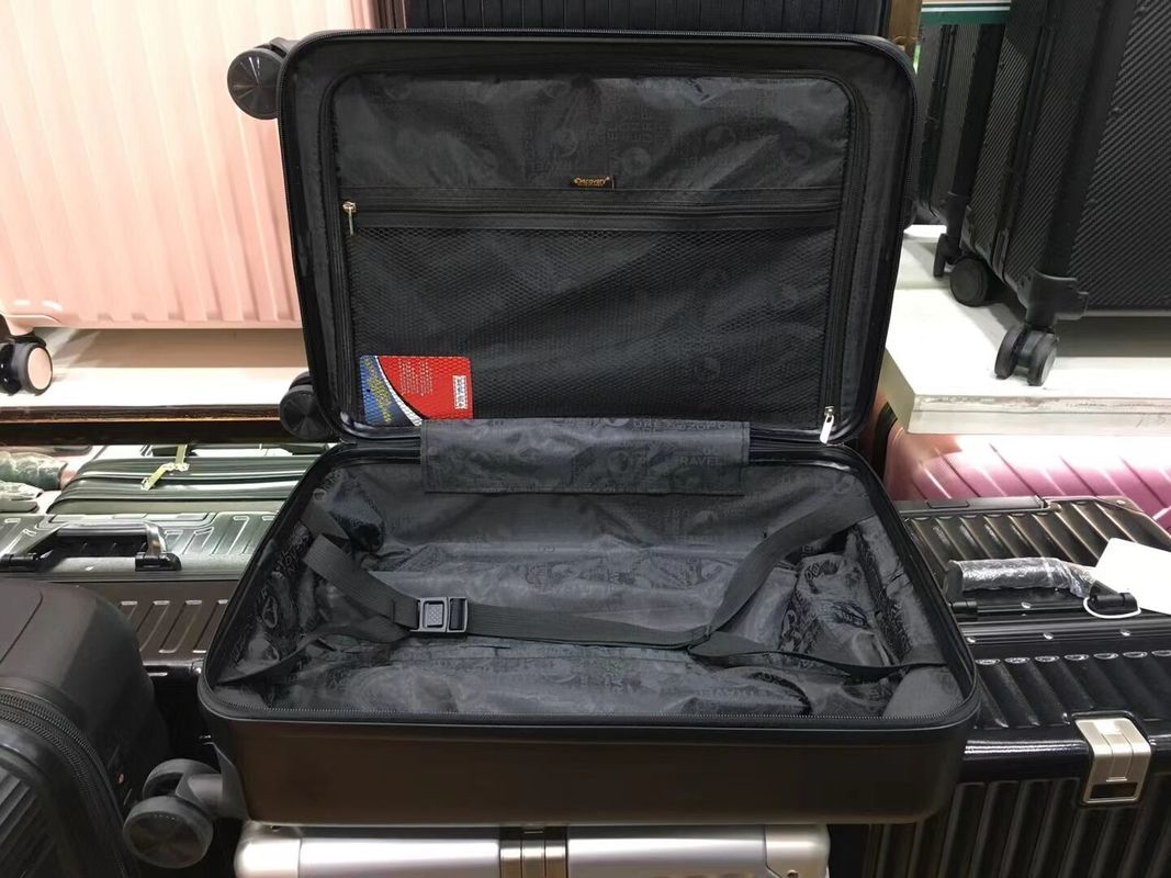 Bagagem maleta conjunto de peças Carry On ABS + PC Spinner Trolley com bolso Carry On bagagem para viagens de negócios
