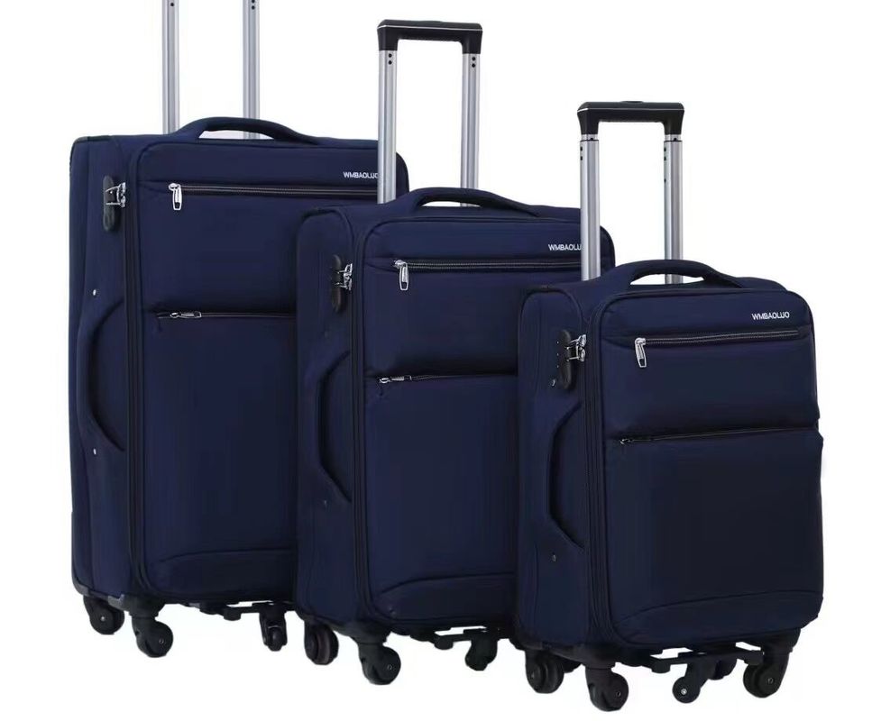 Logotipo personalizado Oxford Tecido Roda Caso Trolley Bagagem Grande Capacidade Homens e Mulheres Maleta de grandes dimensões
