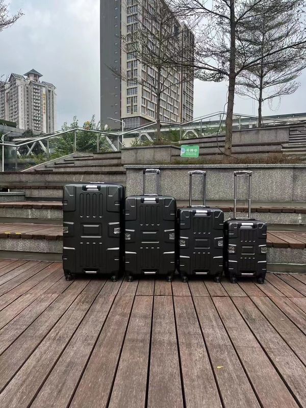 Bagagem ABS impermeável personalizada 20 24 28 polegadas Hard Shell Alumínio TSA PP Mulheres Maleta