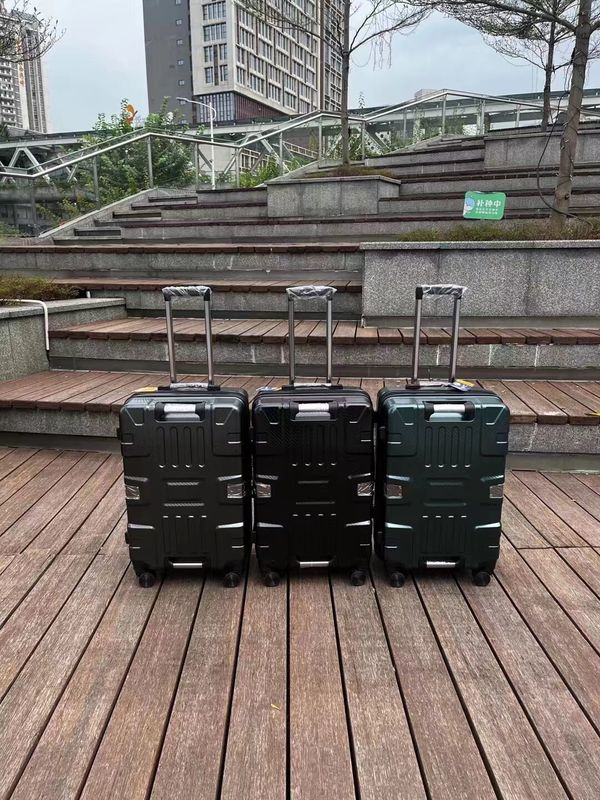 Bagagem ABS impermeável personalizada 20 24 28 polegadas Hard Shell Alumínio TSA PP Mulheres Maleta