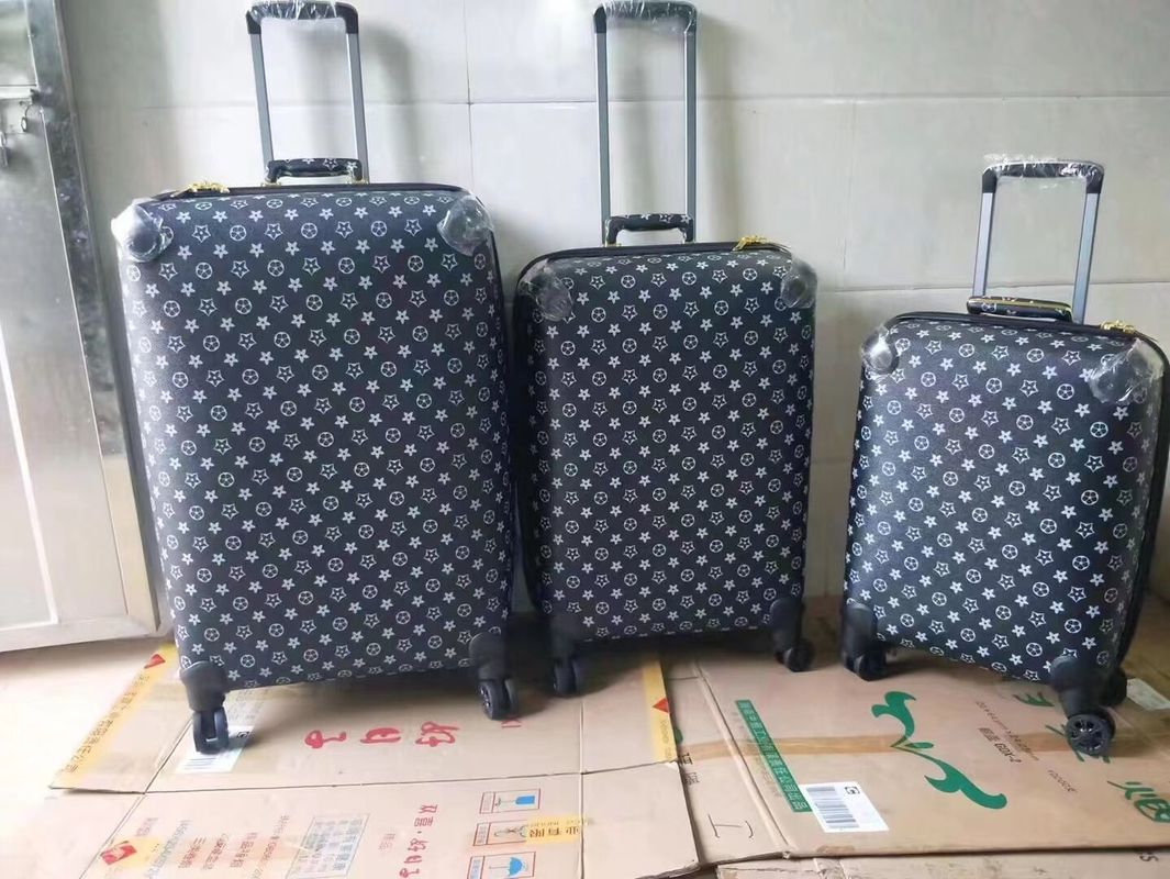 Fábrica Custom OEM couro por atacado Quadro de Alumínio de Alta Qualidade Trolley maleta Luxury bagagem conjuntos