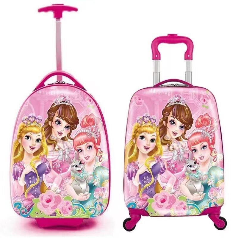 High Quality ABS PC 18 Inch Viagem Bagaglio Bagagem Bolsas Trolley Crianças Escola Para Crianças