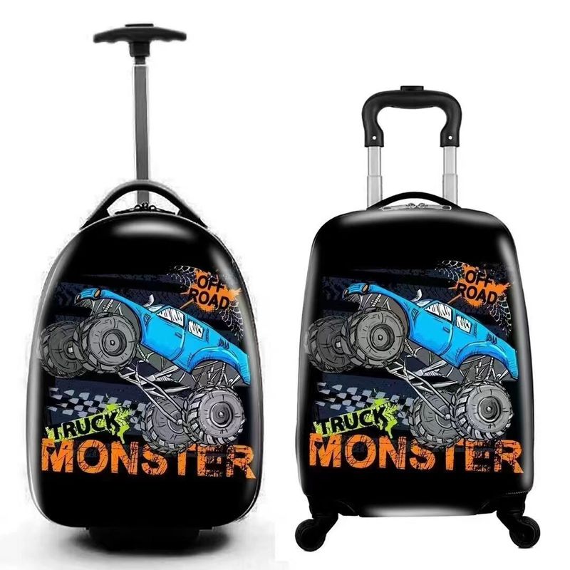 Bagagem Crianças Fábrica Custom Multi-Forma Novo Design ABS Impressão de desenhos animados Crianças Carry On Trolley Maleta Crianças Maleta