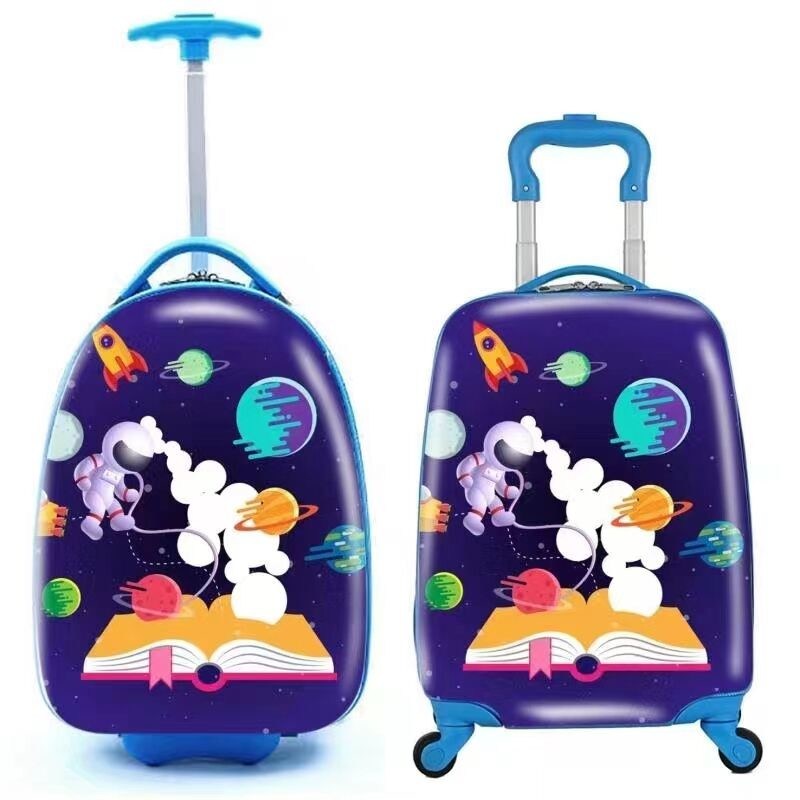 Novo Design Carry-On Kids Bagagem Crianças Cartoons Trolley de Viagem Maleta Na Roda Spinner Cabina Bolsas de Bagagem Rolante