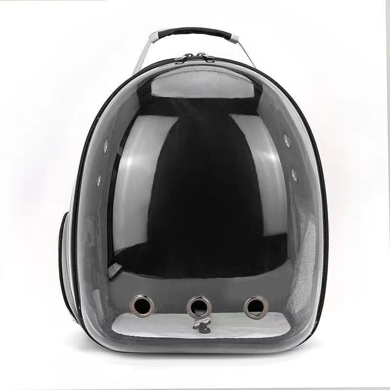Mochila de cachorro pequena transfronteiriça respirável resistente ao desgaste Mochila de gato de cachorro de estimação Mochila de cachorro de estimação transparente