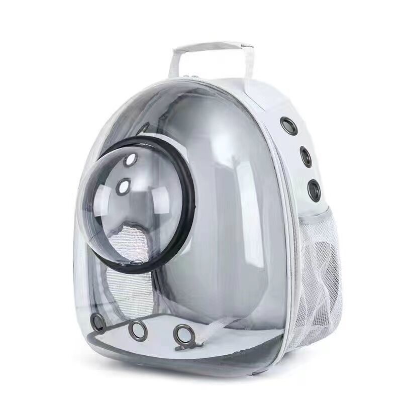 Bolso de Mochila Transparente Mochila de Carregamento Cães Gatos Space Capsule Pet Carrier Mochila de caminhada
