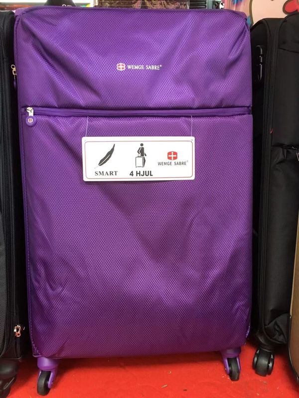 Aceita bagagem de viagem de mão personalizada com TSA Bloquear de tecido de carrinho de bagagem 20 polegadas