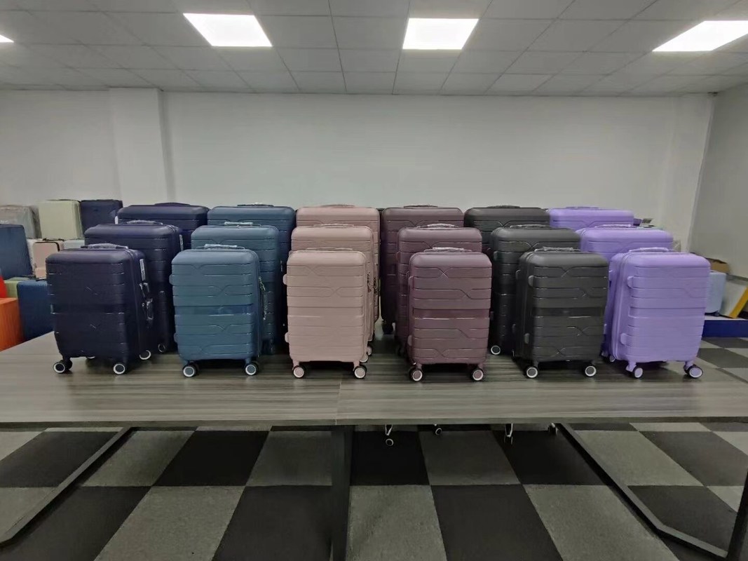 Sacos de viagem de carrinho de passageiros PP maleta bagagem única para homens e mulheres crianças sacos de viagem de família conjunto de bagagem de carrinho