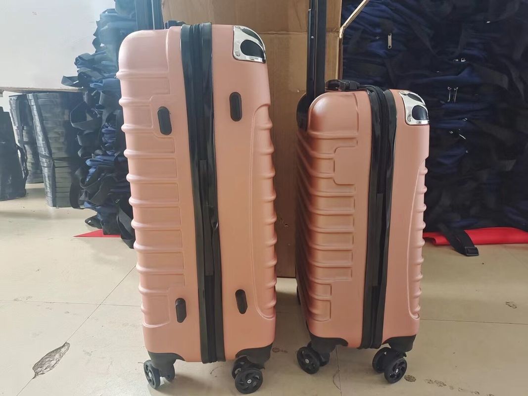 Customização ABS Bagagem de viagem barata Zipper Trolley Case Bagagem Carry On Maletas Com Roda Universal Impermeável