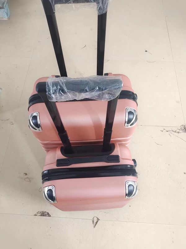 Customização ABS Bagagem de viagem barata Zipper Trolley Case Bagagem Carry On Maletas Com Roda Universal Impermeável