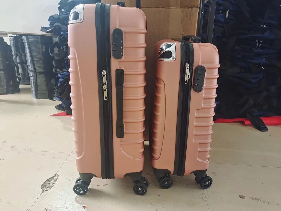 Customização ABS Bagagem de viagem barata Zipper Trolley Case Bagagem Carry On Maletas Com Roda Universal Impermeável