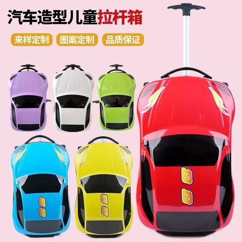 Maleta Crianças Scooter 3D Bagagem Crianças Viagem Trolley Saco Bagagem Maleta Caminhão Rodante Para Crianças