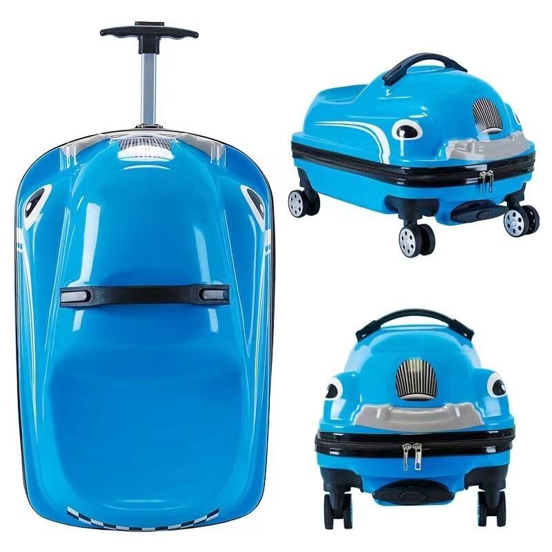 Crianças Scooter bagagem Forma de carro Crianças andar em bagagem Crianças sacos de viagem bagagem