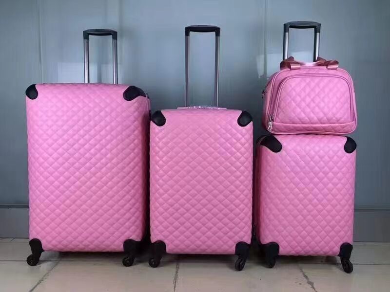 Atacado Designers Custom Logo Impressão Trolley PU Couro Sacos de Viagem Conjuntos de Viagem Maletas Bagagem