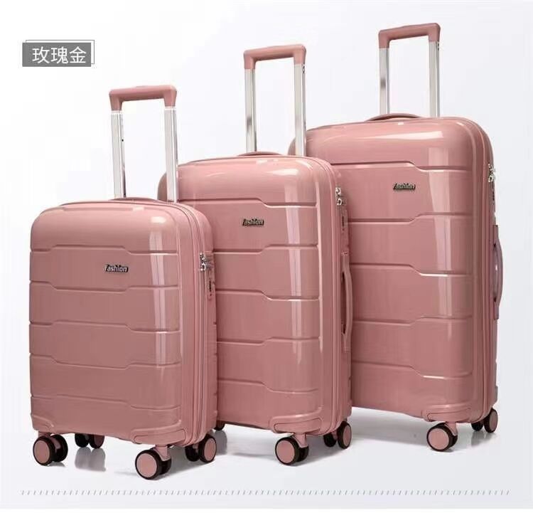 Venda Quente Custom Valija de Alta Qualidade 20 24 28 polegadas PP Set de Bagagem de Viagem