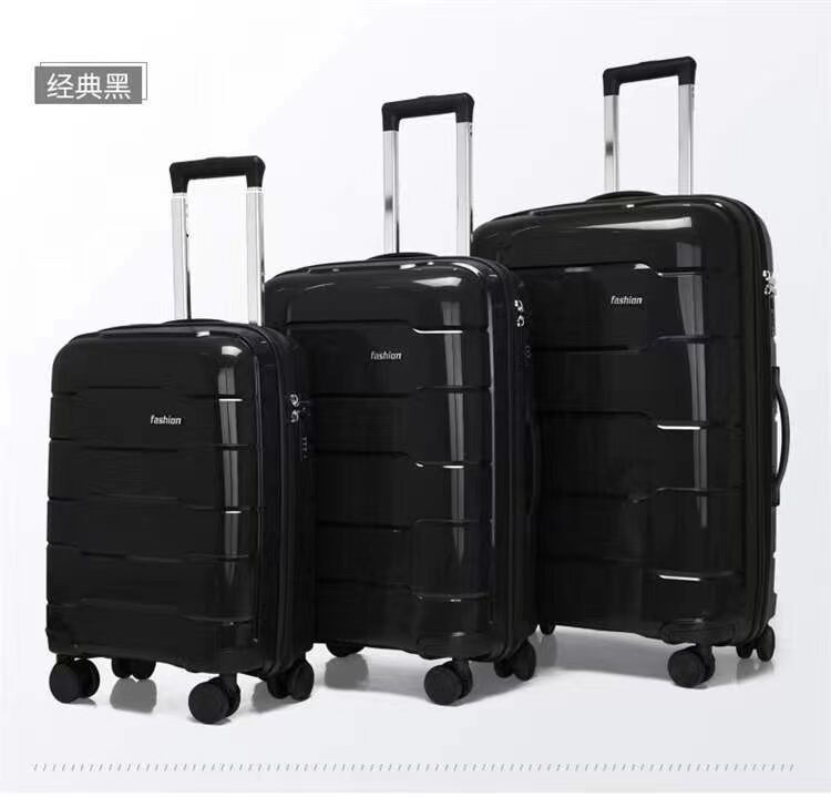 Material PP à prova de explosão Bolsa com fecho 20 24 28 Bolsa de três peças Universal Roda Password Embarque Caminhão