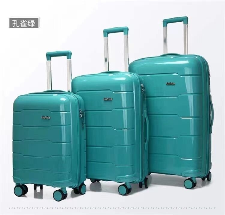 Sacos de mão de viagem inteligentes de PP Carry On Sacos de viagem Bagagem de cabine Maleta Conjunto de 20/24/28 polegadas Bagagem de giratório duro personalizado