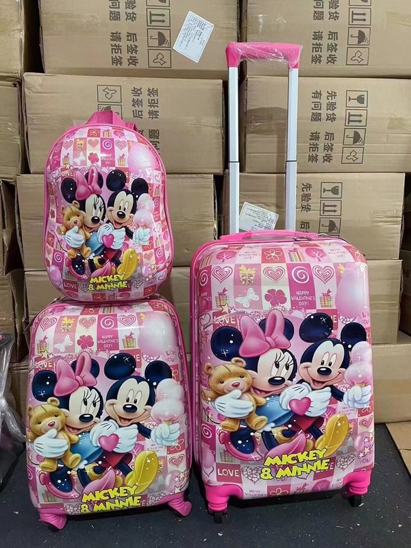 Atacado Set de bagagem infantil Bolsa de carrinho Atacado Carry On Factory Crianças Bagagem de viagem Maleta Para Crianças