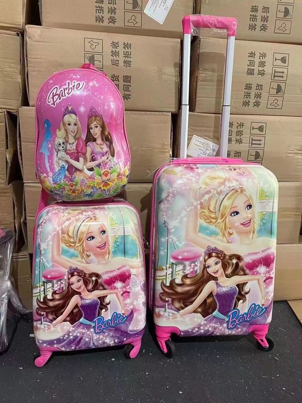 Fábrica de venda a retalho Custom Children's Luggage Light Trolley Case For School Students Outdoor Cartoon Travel Case