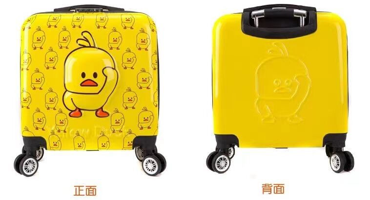 Novo padrão personalizado Mochila de desenho animado de moda crianças bagagem e bolsas de viagem crianças viagem de carrinho de bagagem