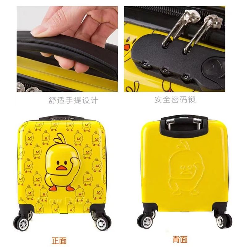 Novo padrão personalizado Mochila de desenho animado de moda crianças bagagem e bolsas de viagem crianças viagem de carrinho de bagagem