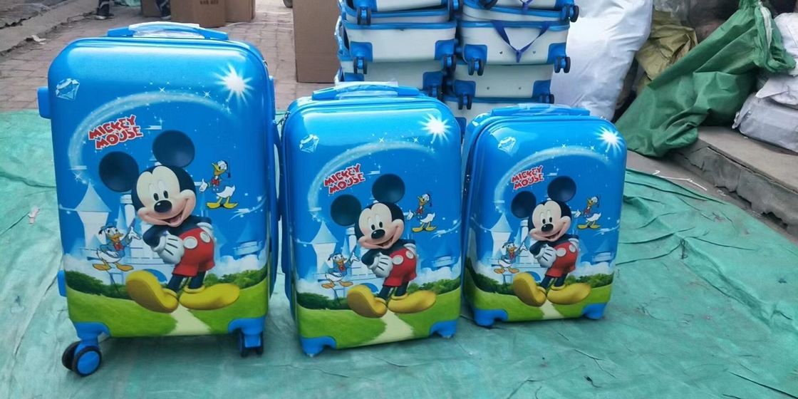 Novo padrão personalizado Mochila de desenho animado de moda crianças bagagem e bolsas de viagem crianças viagem de carrinho de bagagem