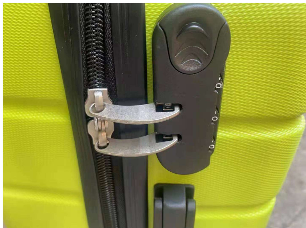 Acessórios de luxo ABS Material de moda Cassa de carrinho Universal Roda Alumínio Carrinho Maleta Unisex Password Bagagem
