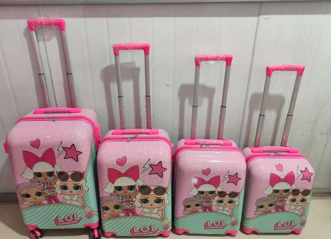 Crianças impermeável anti-roubo trolley skateboard mala Cute desenho animado impressão universal roda skateboard malas