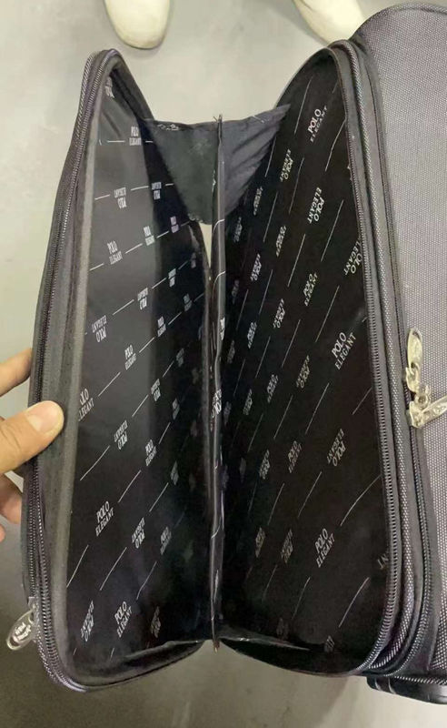 Bolsa de viagem com vários compartimentos Bolsa de embarque Unisex TSA Combinação de fechadura Bolsa de alumínio