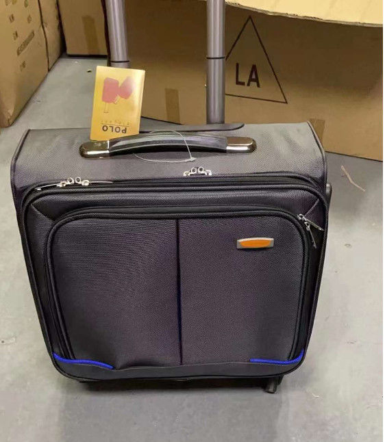 Desenho de lazer Peso leve Suave Duplo 4 Rodas Spinner Alumínio Carrinho Carregar Em Saco de Viagem Carrinho de Bagagem