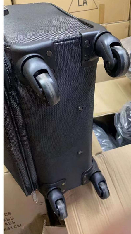 Desenho de lazer Peso leve Suave Duplo 4 Rodas Spinner Alumínio Carrinho Carregar Em Saco de Viagem Carrinho de Bagagem