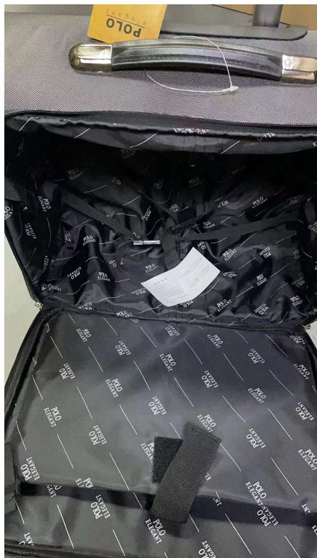 Desenho de lazer Peso leve Suave Duplo 4 Rodas Spinner Alumínio Carrinho Carregar Em Saco de Viagem Carrinho de Bagagem