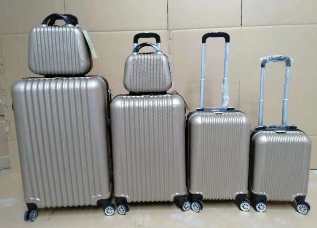 Fábrica Simples Design de Faixa Viagem ABS Carry-On Trolley Case malas de viagem Sacos de bagagem 20 24 28 polegadas